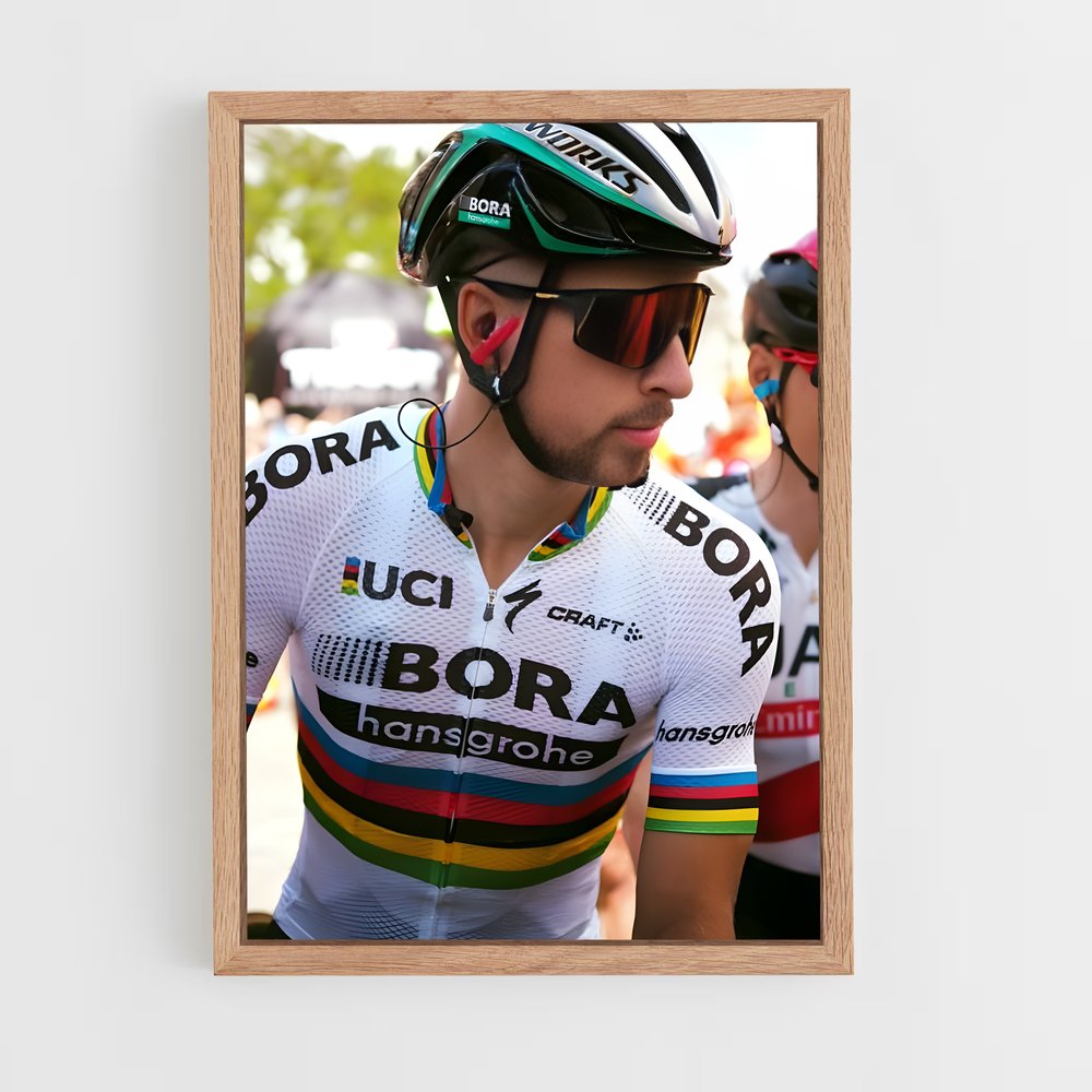 Poster Cycliste en Action – affiche Cyclisme (vue 4)